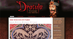 Desktop Screenshot of draculahistoryandmyth.com